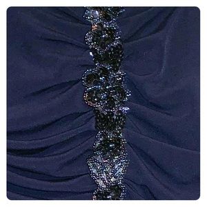 Navy blue cocktail dress